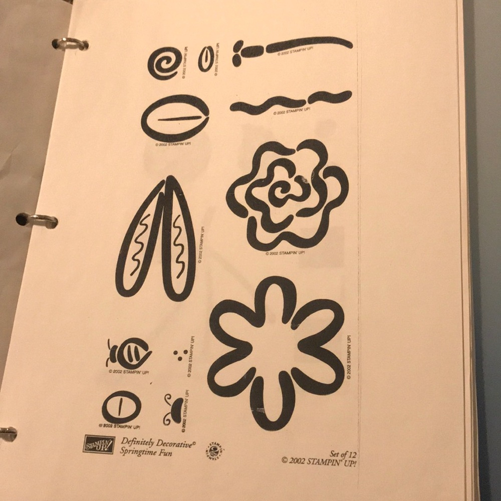 Stampin up. Springtime fun 2002